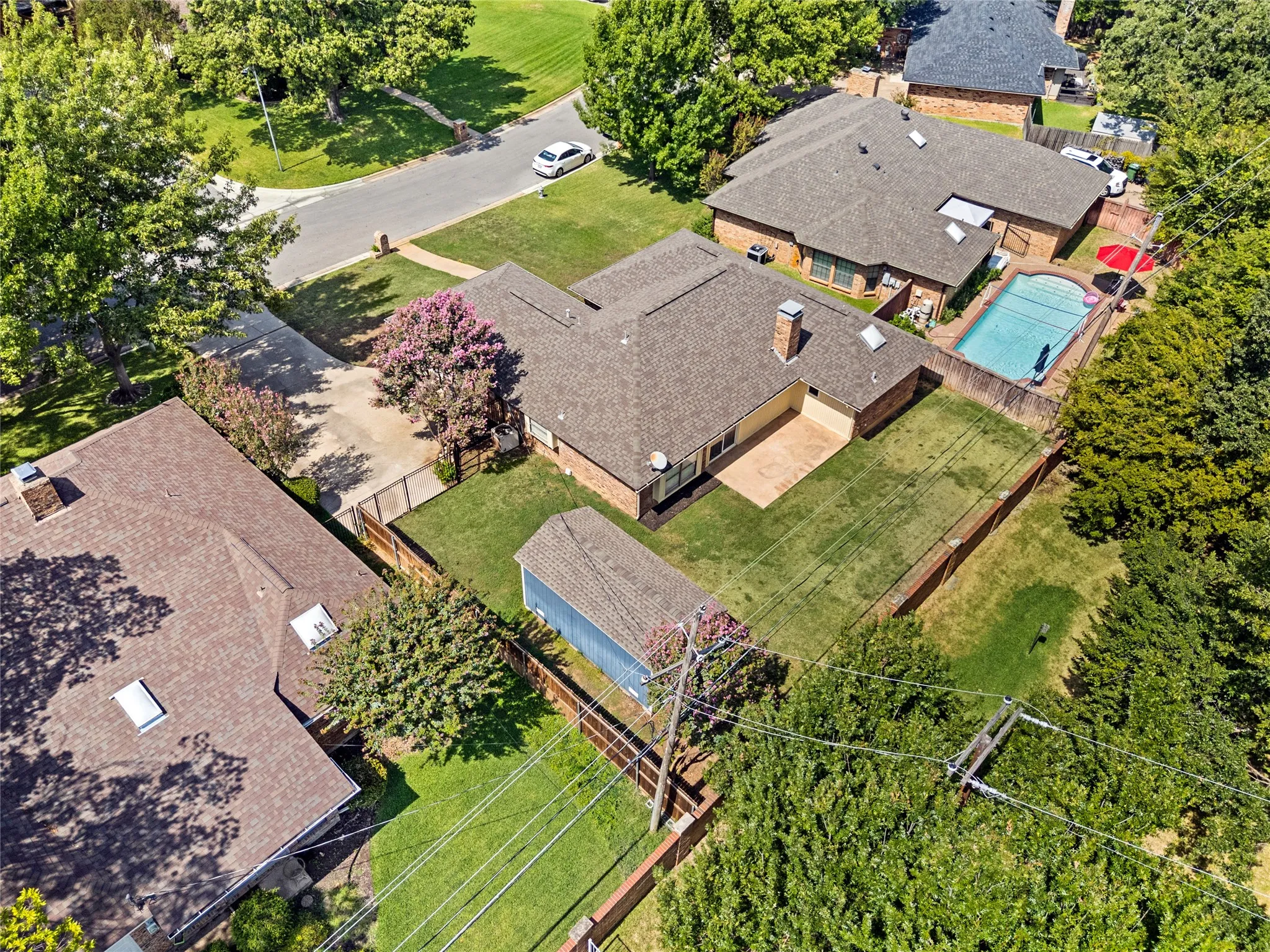 Yard photos have been digitally enhanced to depict green grass.