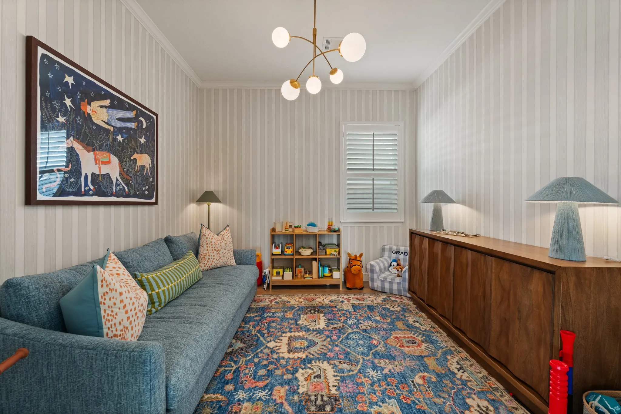 4th bedroom currently used as a den / playroom