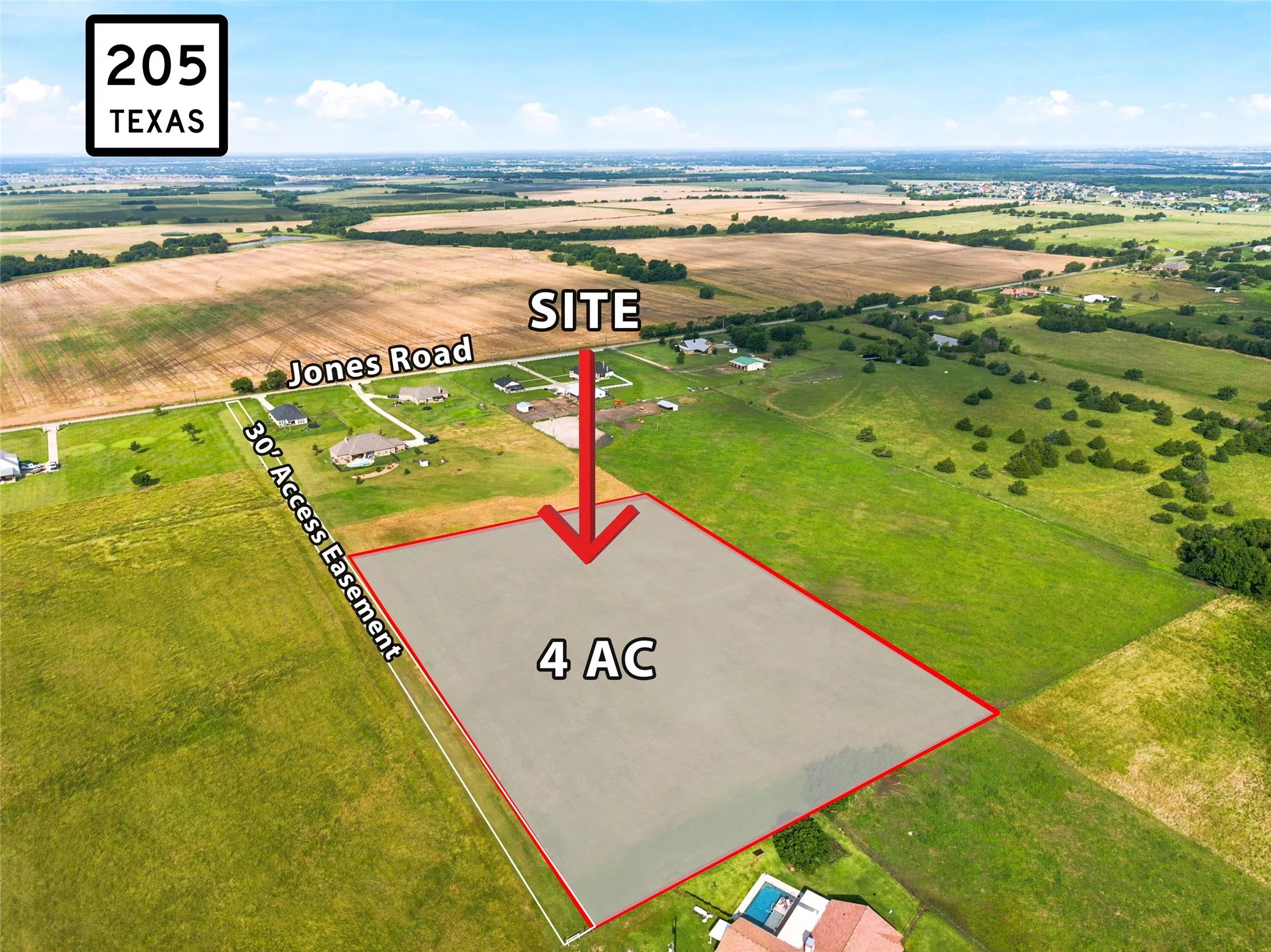 Build your home on 4AC in Royse City ISD, Rockwall County