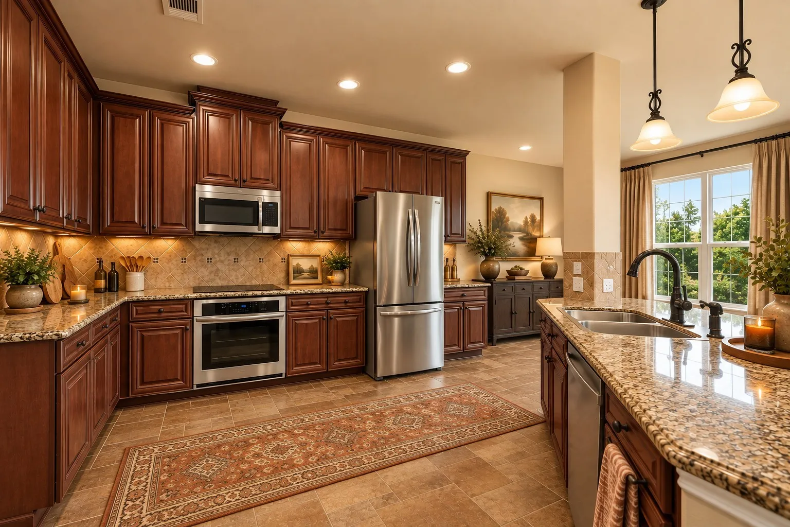 Stainless Steel appliances convey
