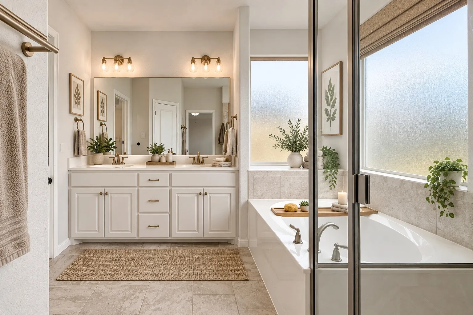 VIRTUALLY STAGED / AI-GENERATED – Furnishings and decor shown are for visualization purposes only