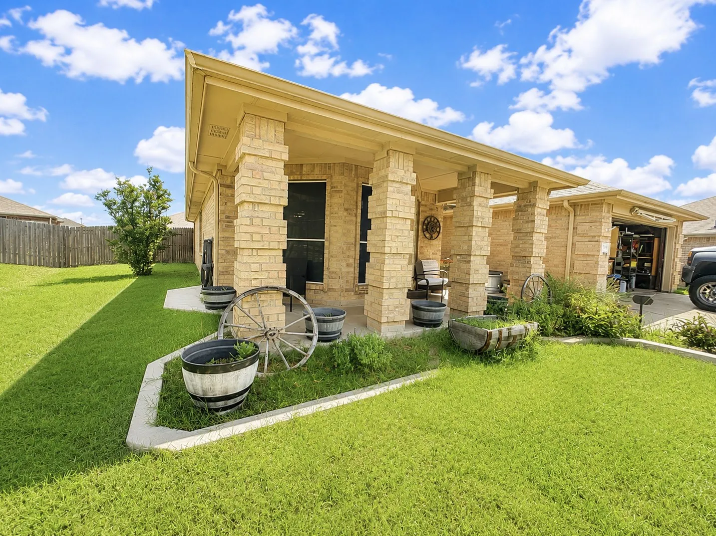 Single-story brick exterior with covered front porch and multi-pane​​‌​​​​‌​​‌‌​‌‌​​​‌‌​‌​‌​‌​​​‌​​ windows