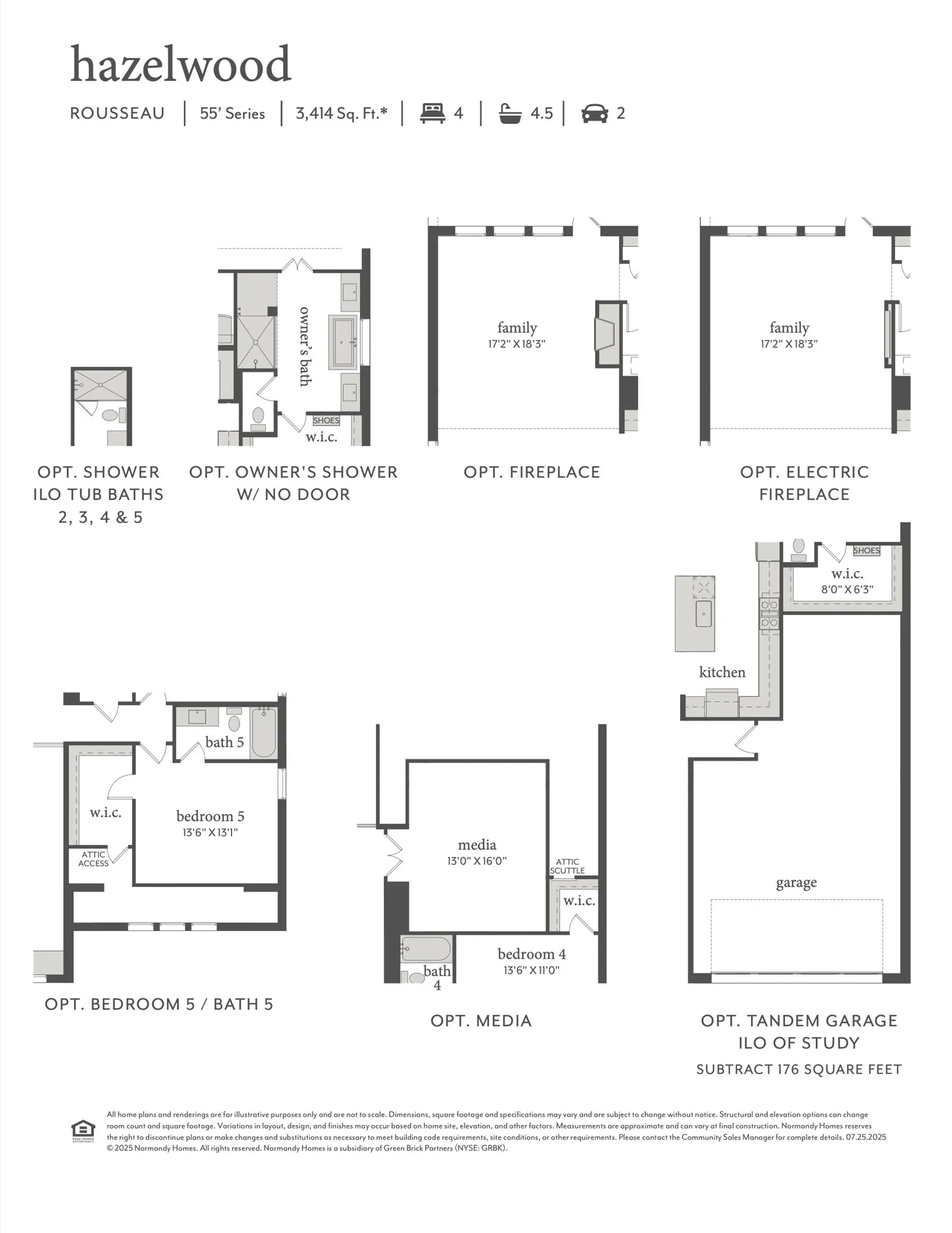 This dream home offers elevation A, optional media room plus so much more!
