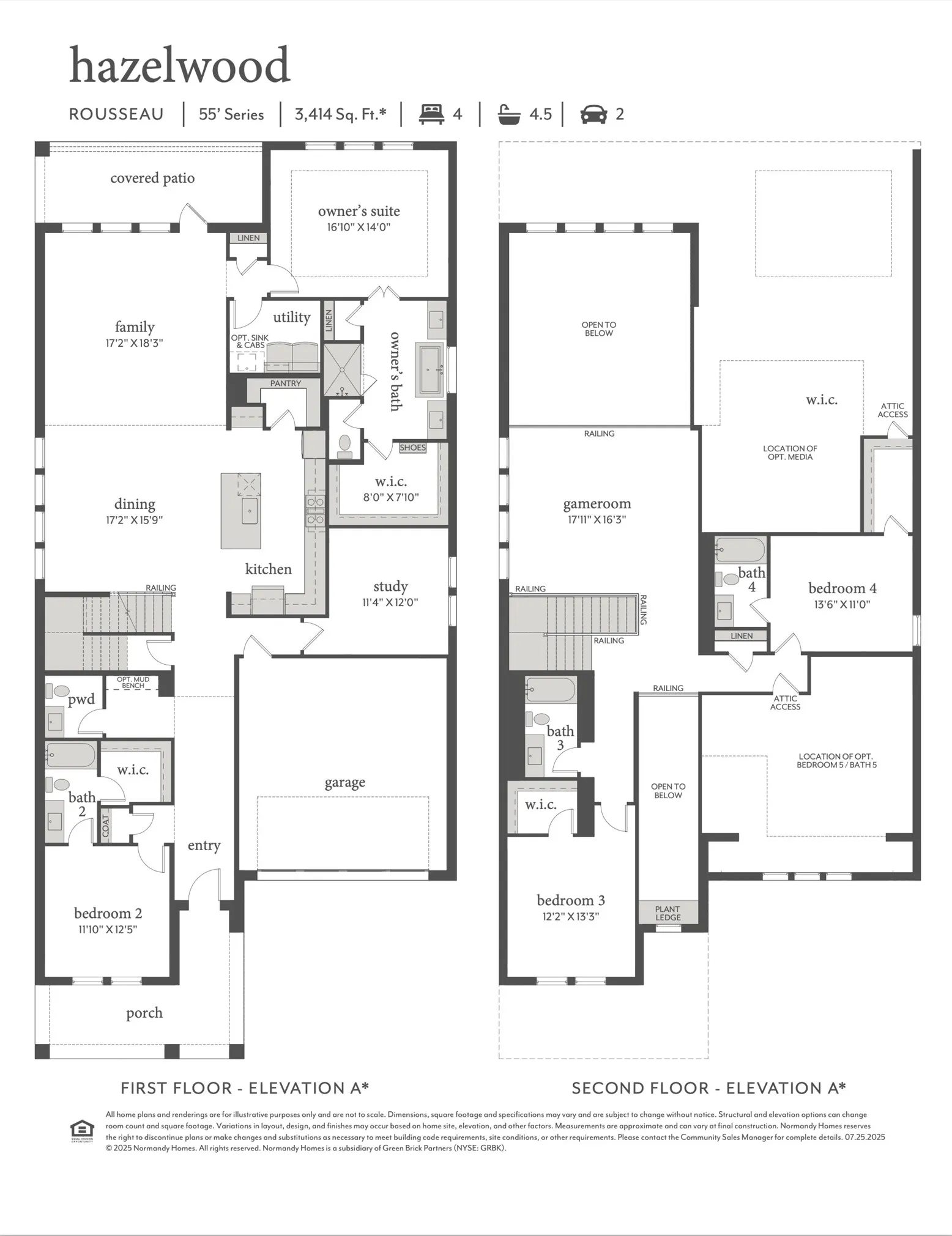 With an open and flowing floor plan plus entertaining space galore, our Rousseau floor plan is the dream home you have been searching for!