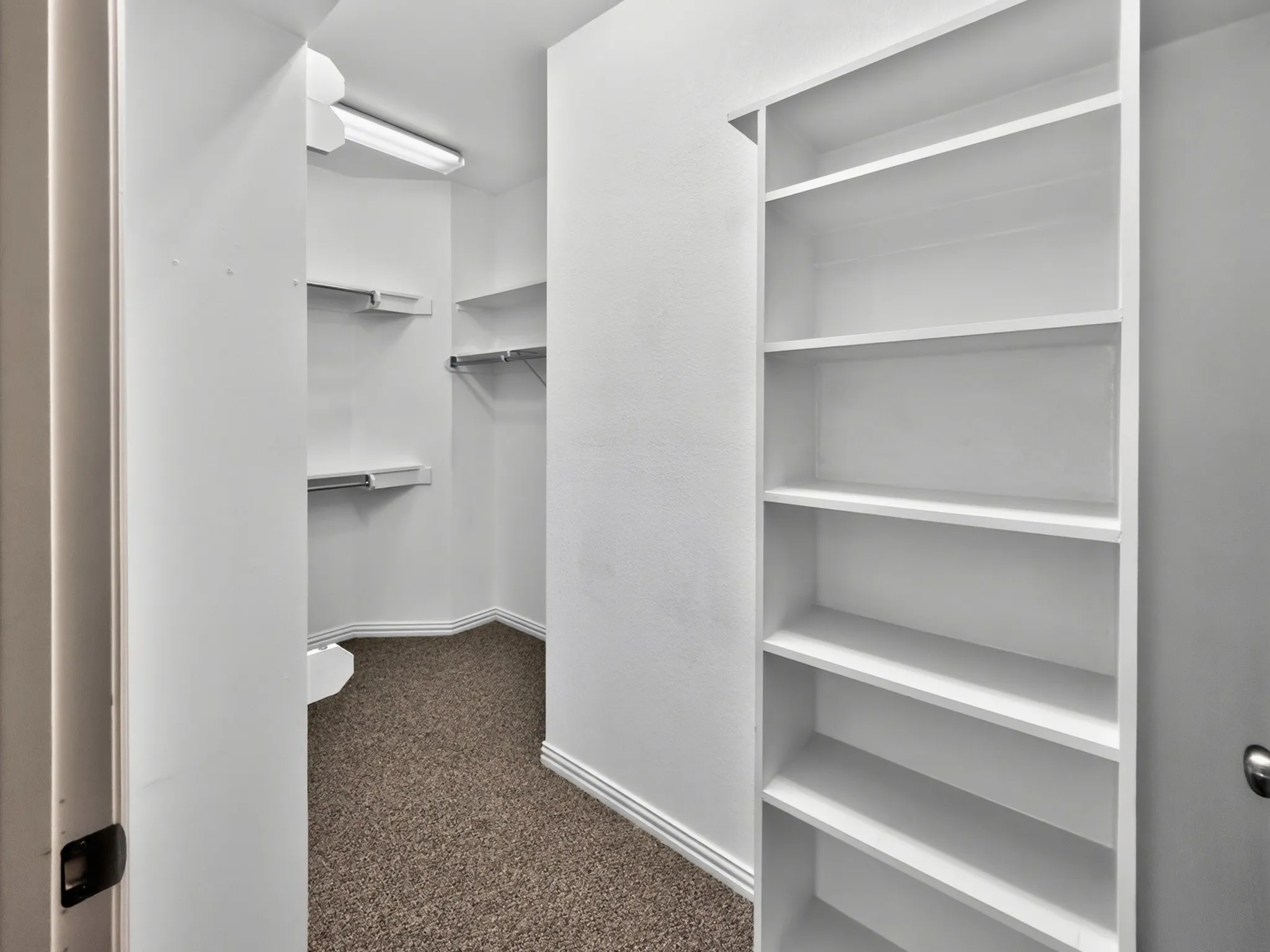 Primary closet