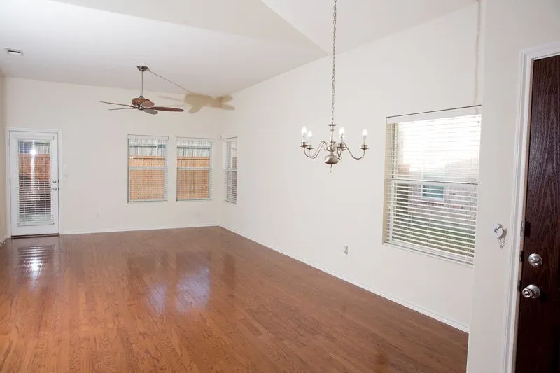Very open and spacious eating area and family room.  Notice all of the natural light coming in.