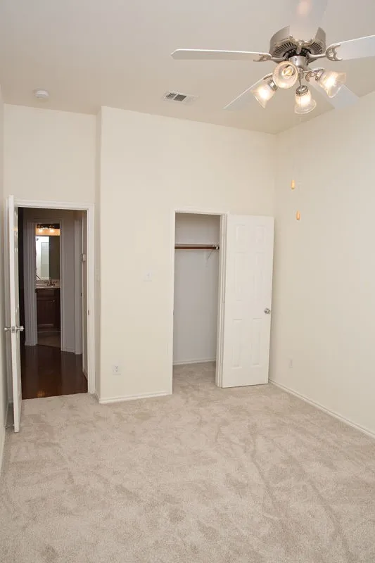 Very spacious secondary bedroom located on the opposite side as the master bedroom.