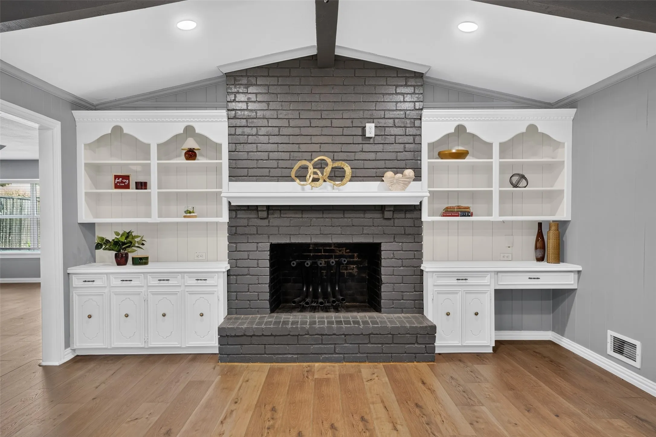 Second Living Area with fireplace