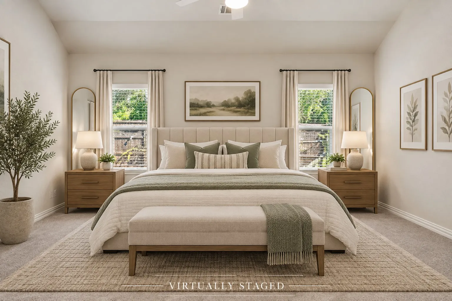 Spacious Primary Suite has plenty of privacy

