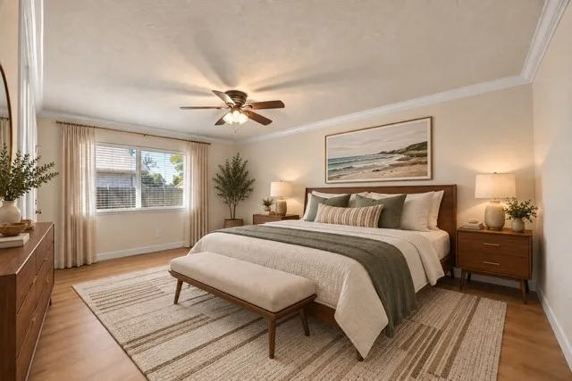 Primary Bedroom Virtually Staged