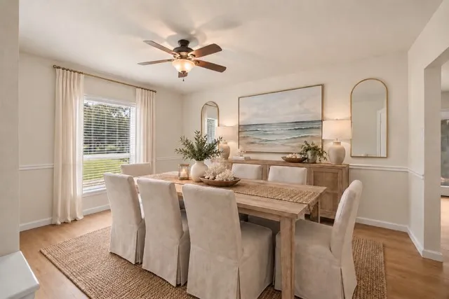 Dining Area Virtually Staged