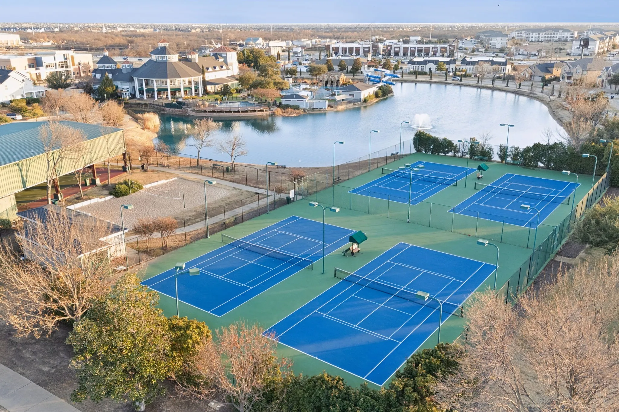 Tennis courts, parks and recreational amenities are just part of the vibrant Providence Village lifestyle.