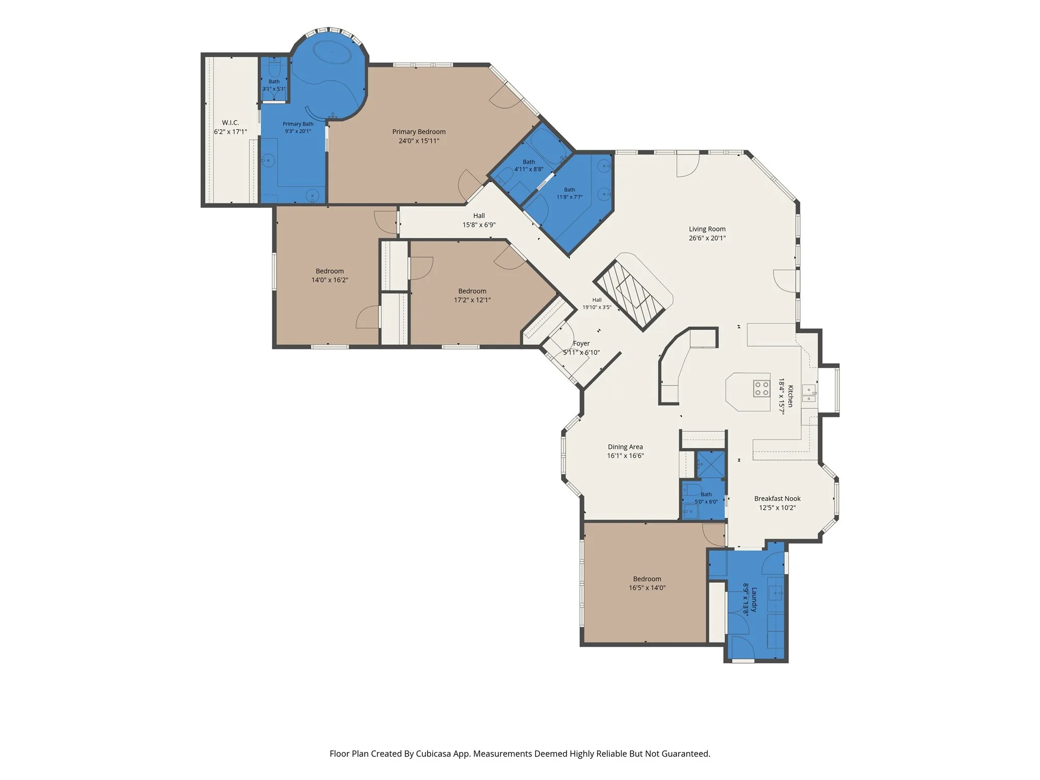 Floor plan showing additional 4th bedroom