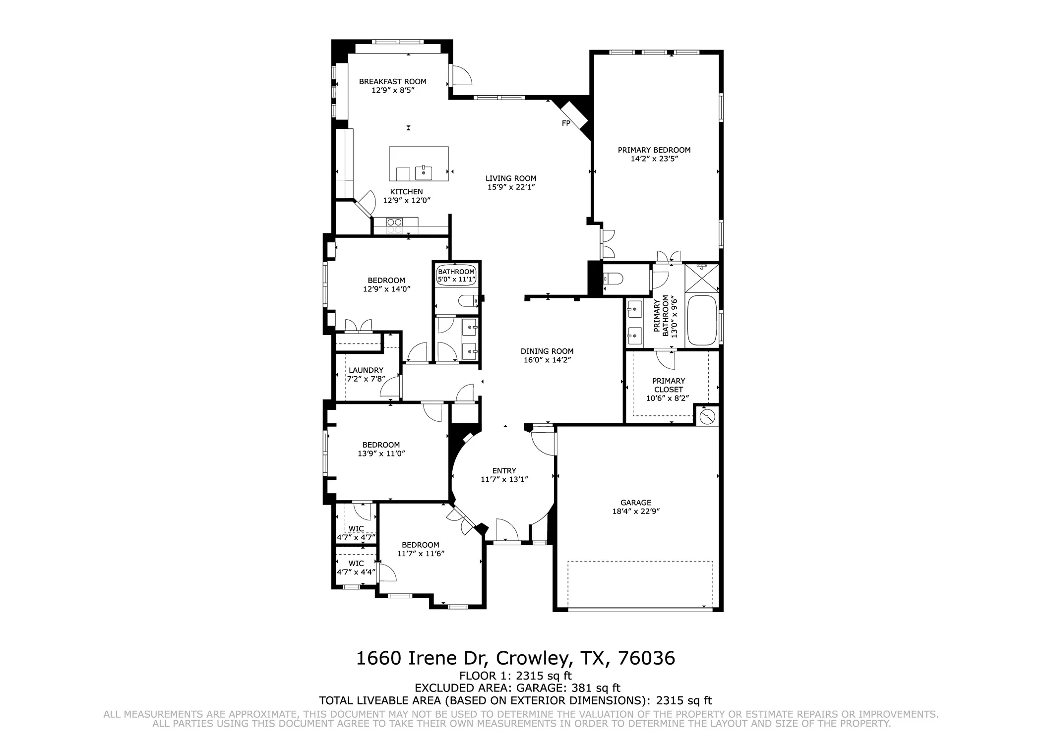 Single Family Residence For Sale in Tarrant County , 1660 Irene Drive, Crowley, Texas 76036, 3 Bedroom, 2 Bathroom, 2 Garage spaces, 2,315 Sqft, built in 2019, mls#21390063, Real Estate Agent in Crowley, Homes For Sale in Tarrant county, Homes For Sale in Crowley, Realtor in Crowley Texas, Real Estate Brokerage Independent Realty Texas, Luminita Cordes Realtor