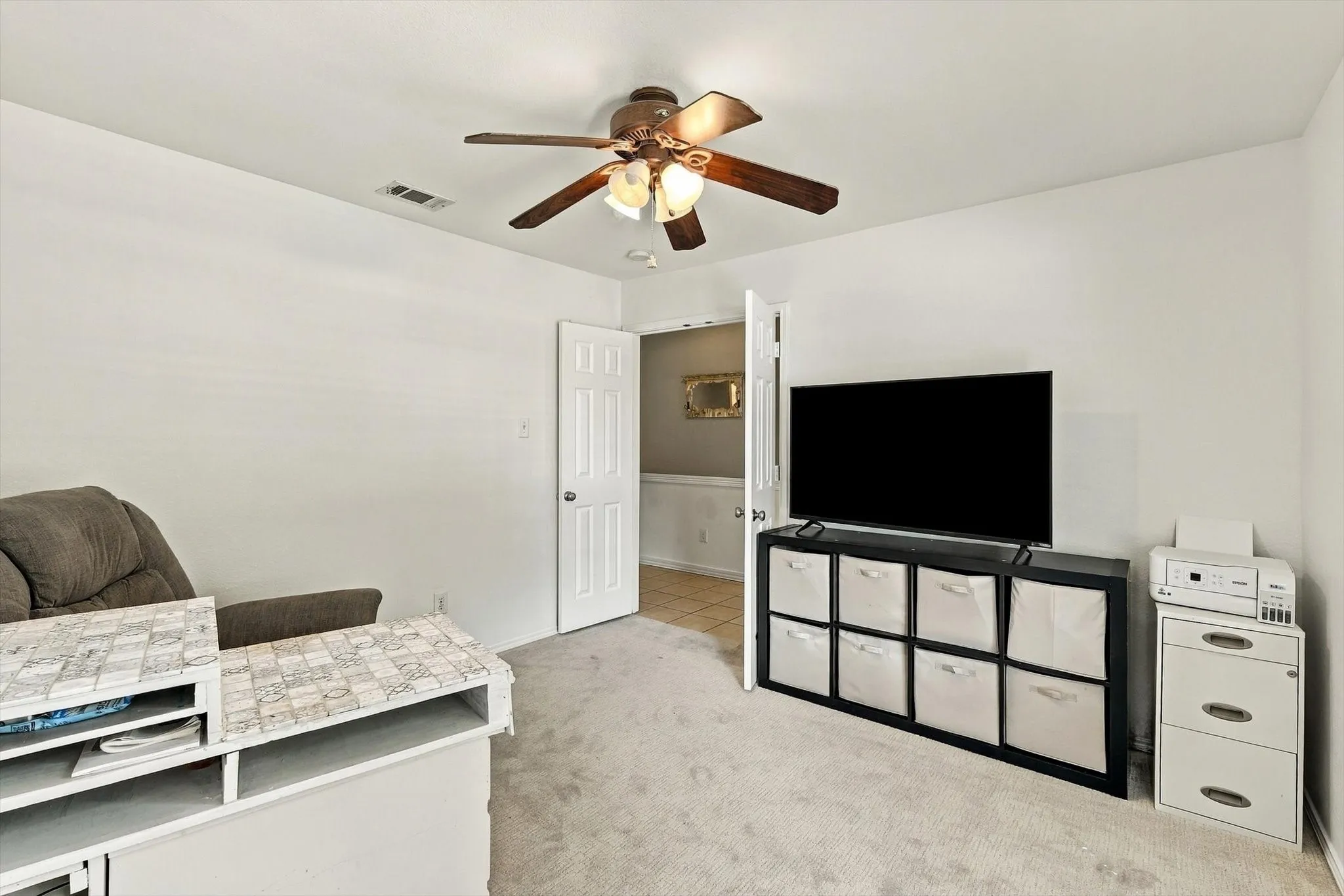 Secondary bedroom at front of house.