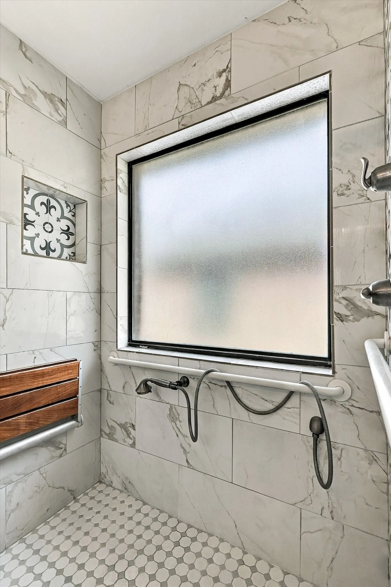 Beautiful shower.