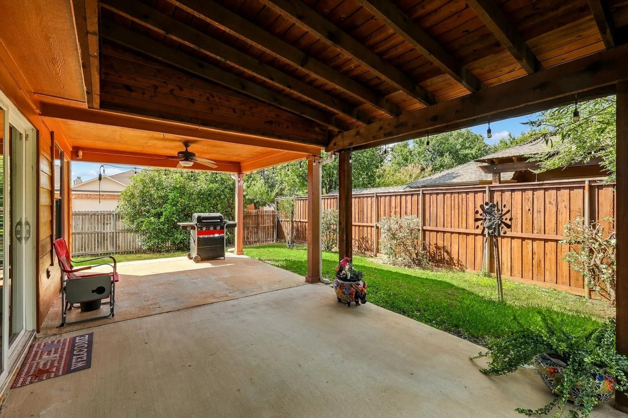 Step out back for a view!