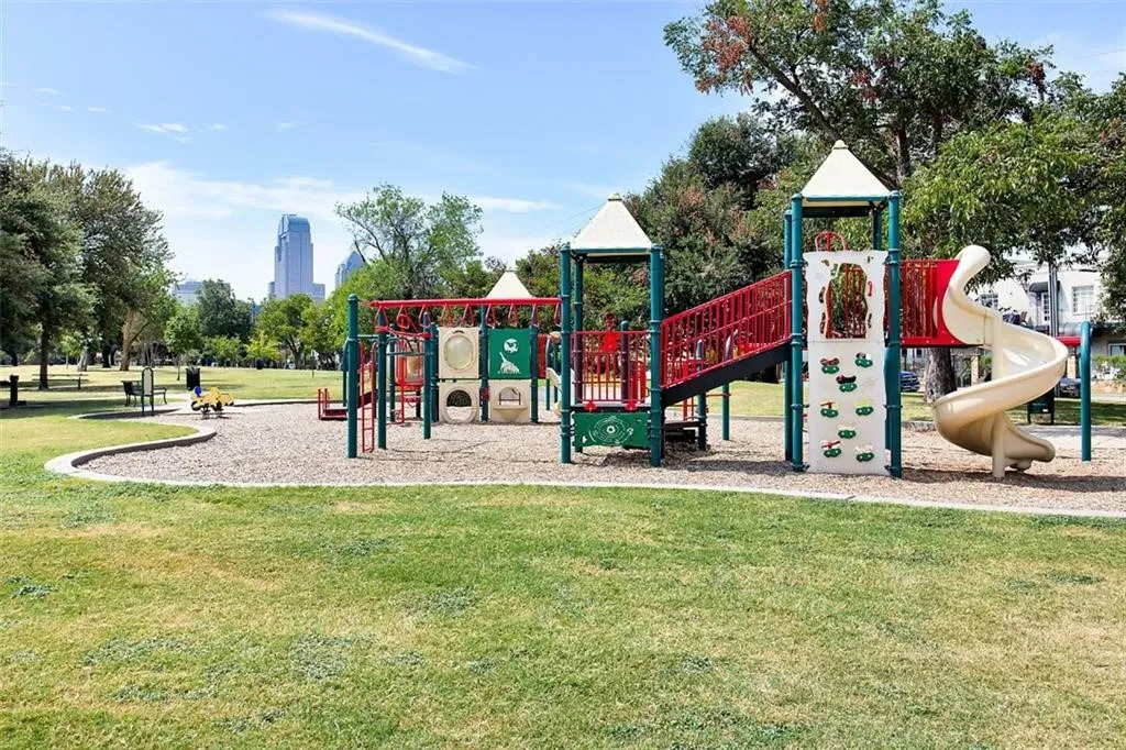 playground with view of downtown