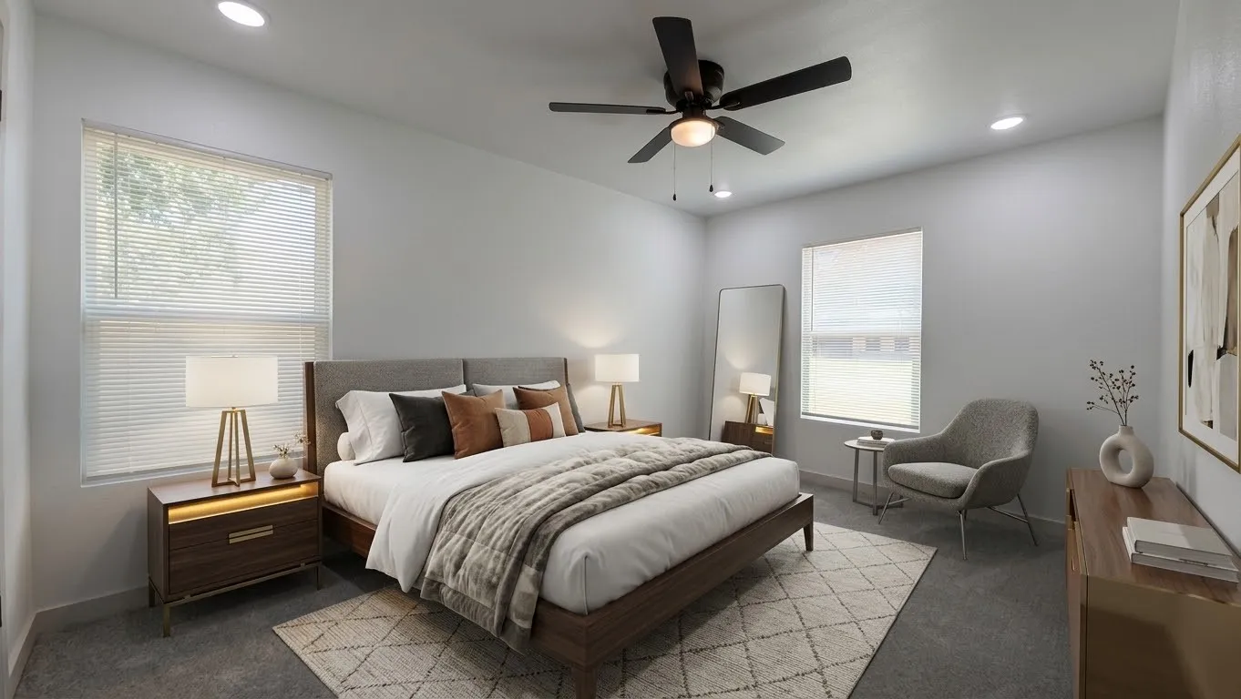 Bedroom/Recamara de invitados.
Virtual staging