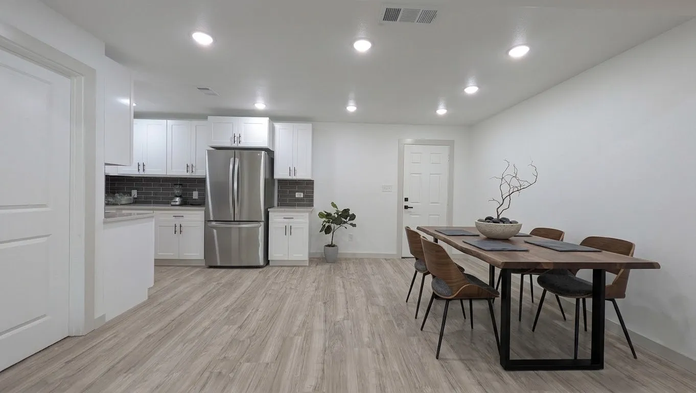 Cocina y comedor. Virtual staging.