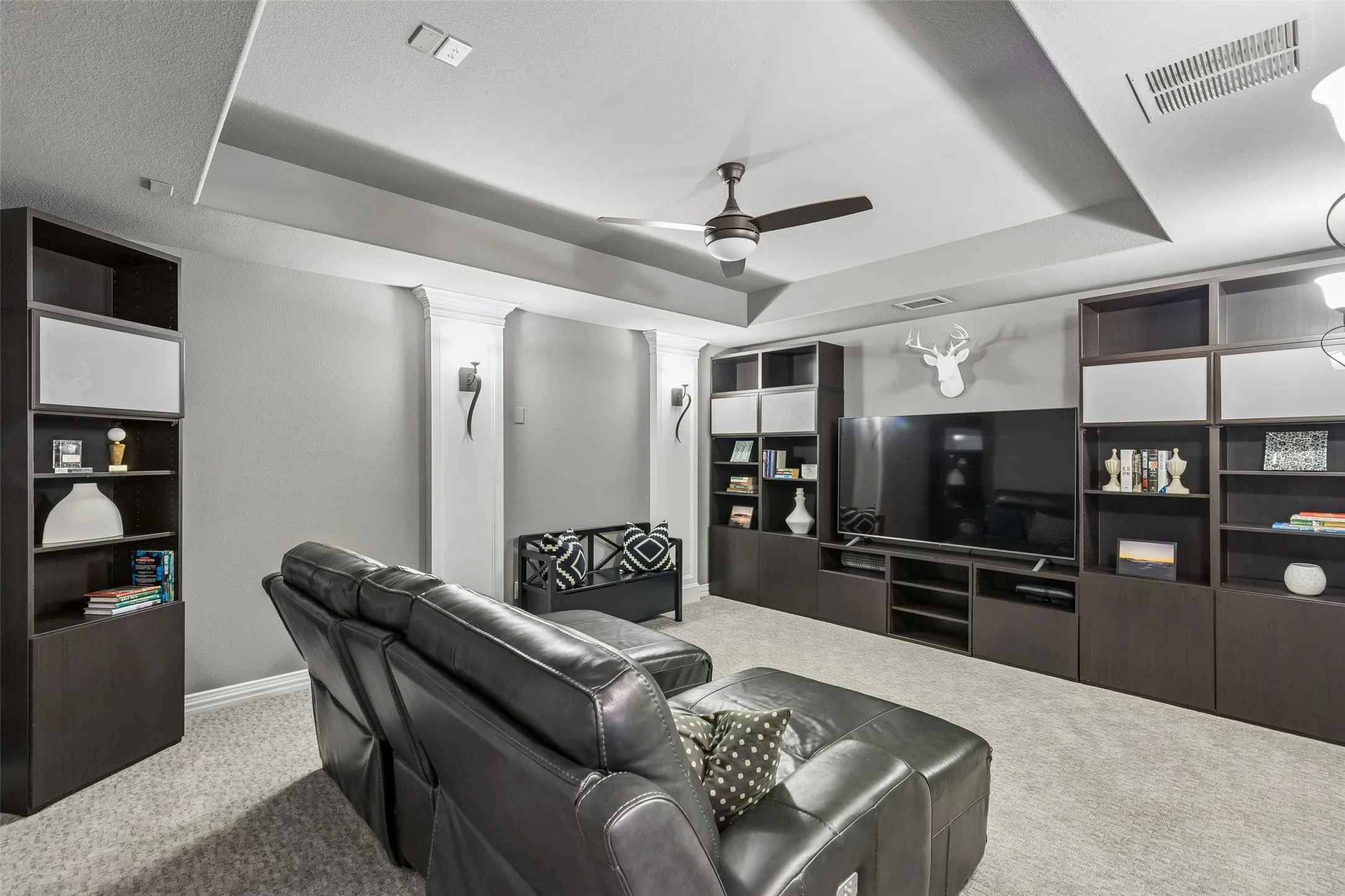 Spacious Media Room