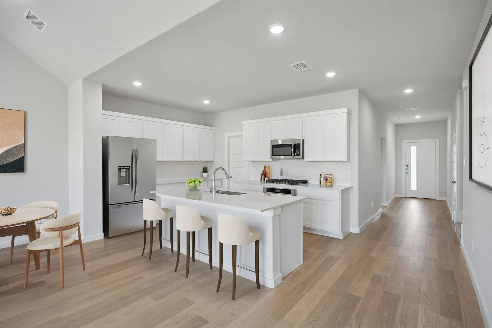 Kitchen in the Masters home plan by Trophy Signature Homes – REPRESENTATIVE PHOTO