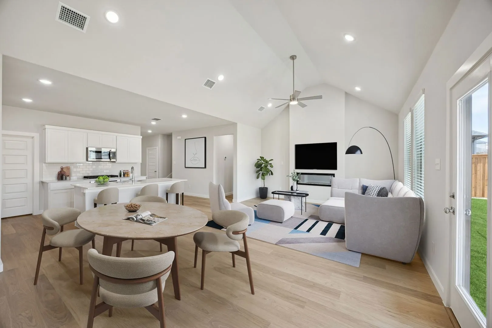 Open Floor Plan in the Masters home plan by Trophy Signature Homes – REPRESENTATIVE PHOTO