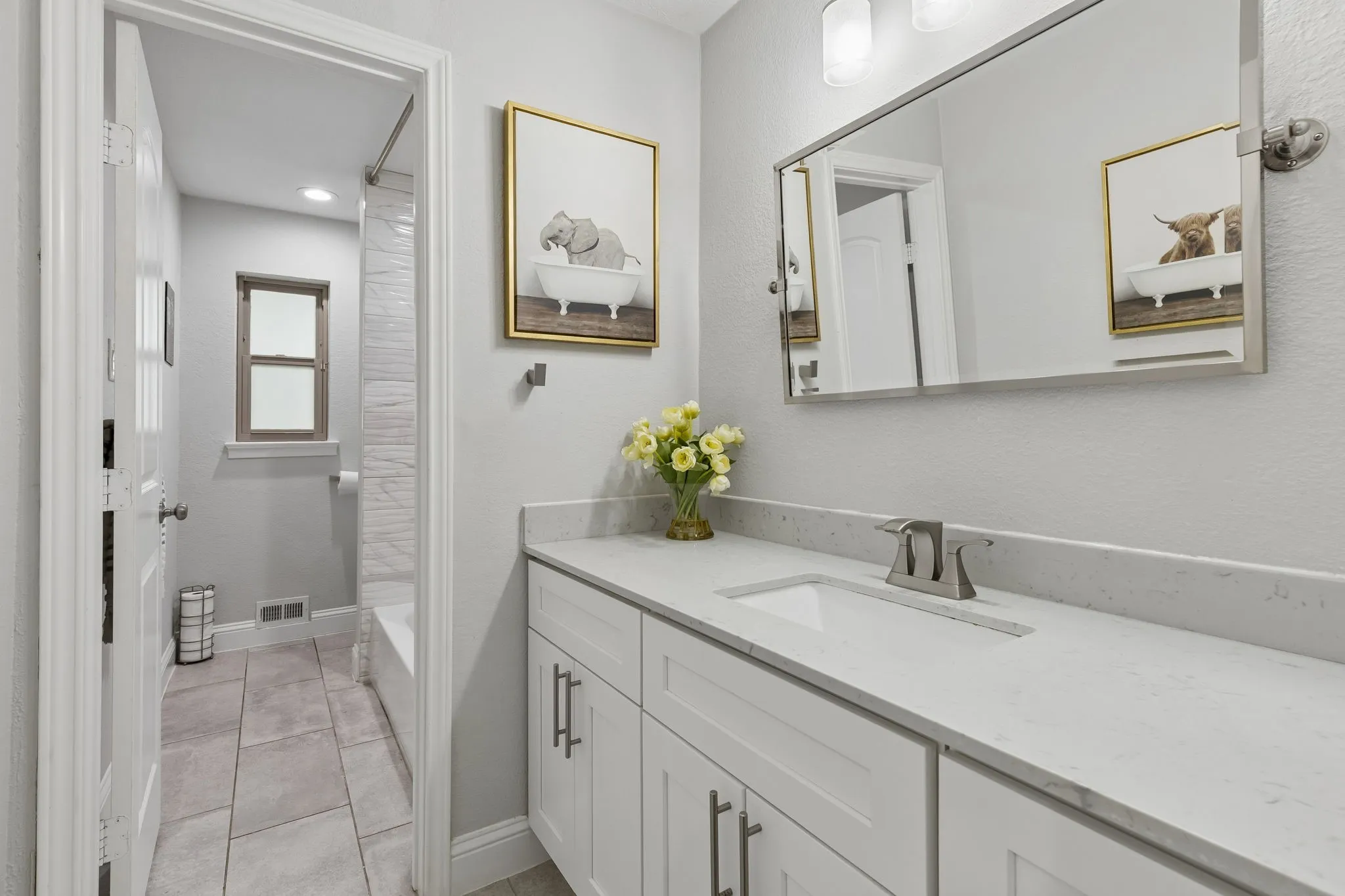 Hall bathroom