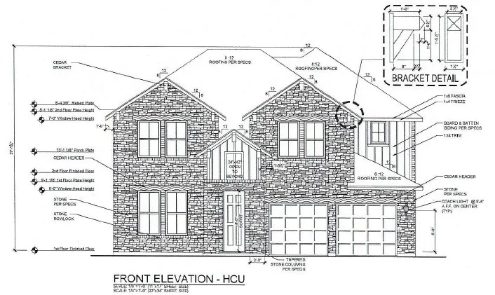 Beazer Homes Enclave at Legacy Hills Harrington floorplan