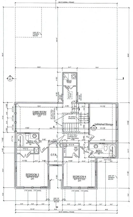 Beazer Homes Enclave at Legacy Hills Harrington floorplan
