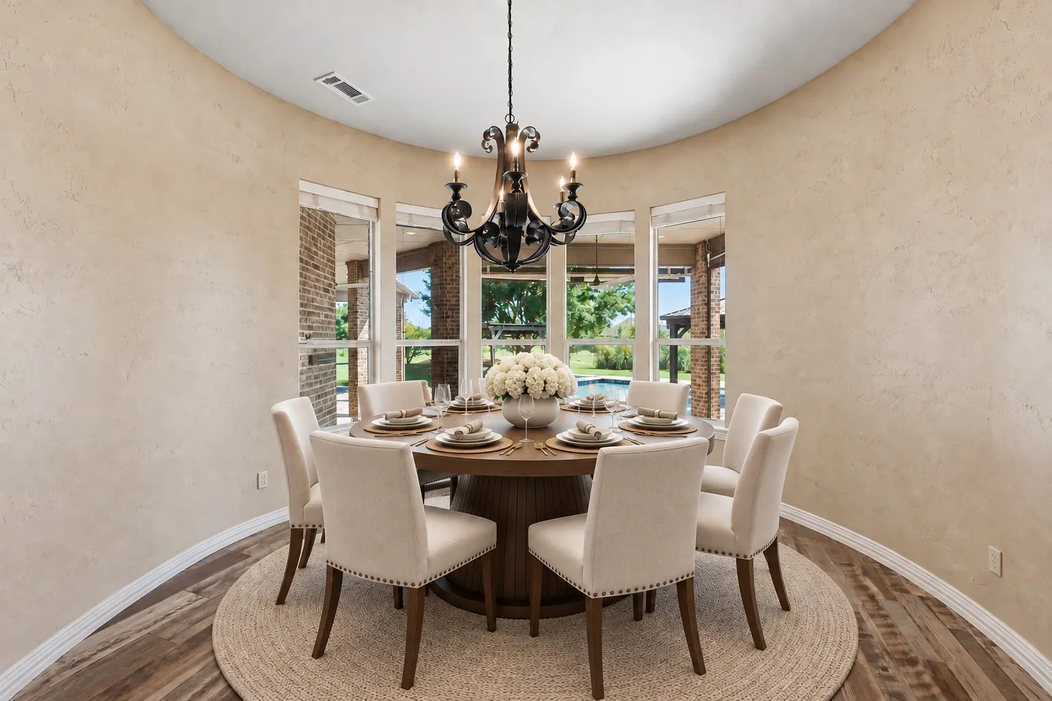 Dining Area—Virtually Staged