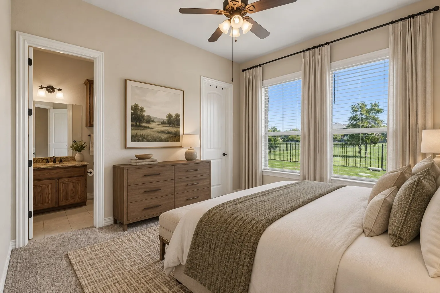 Bedroom—Virtually staged