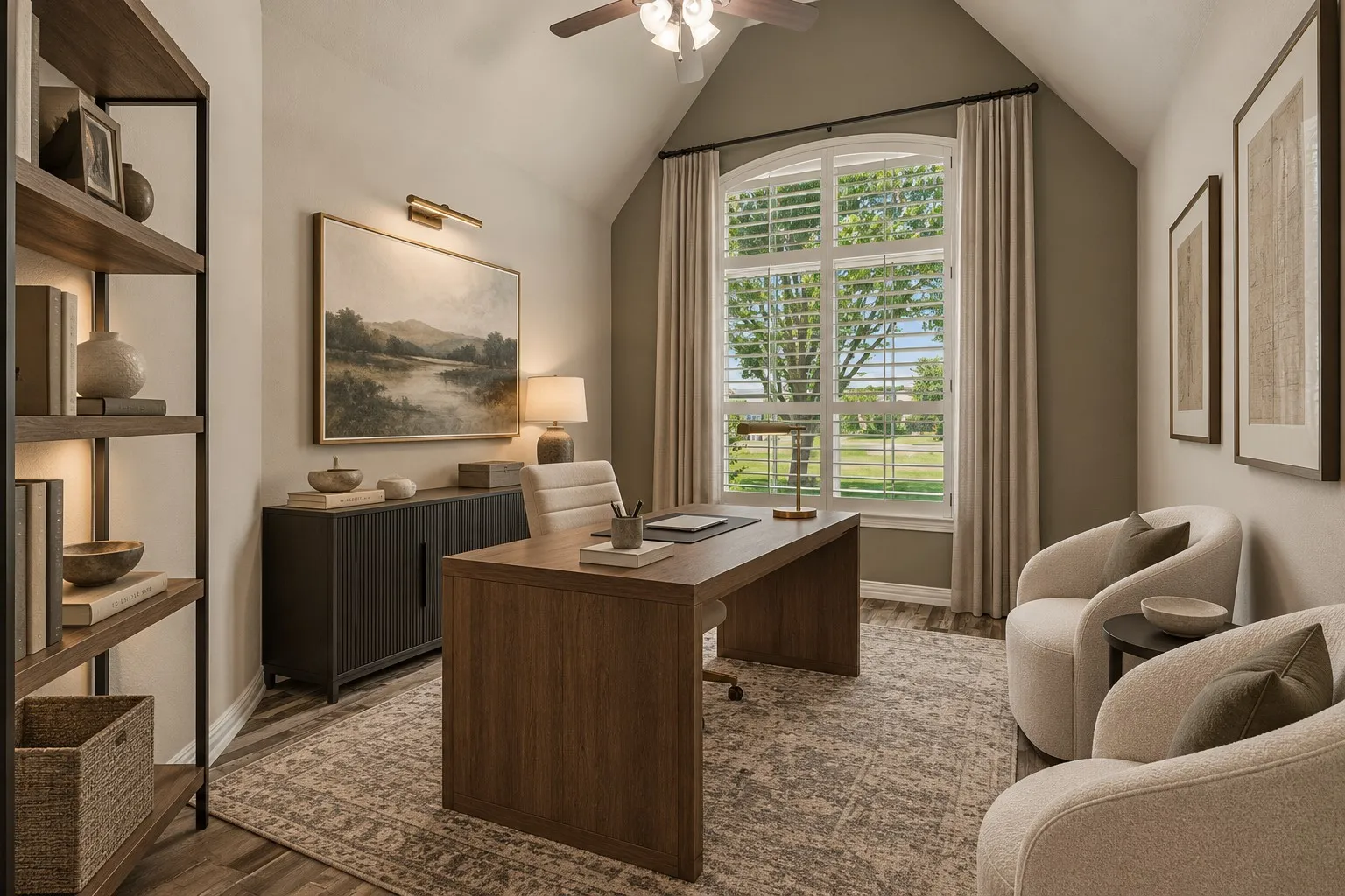 Office—Virtually staged