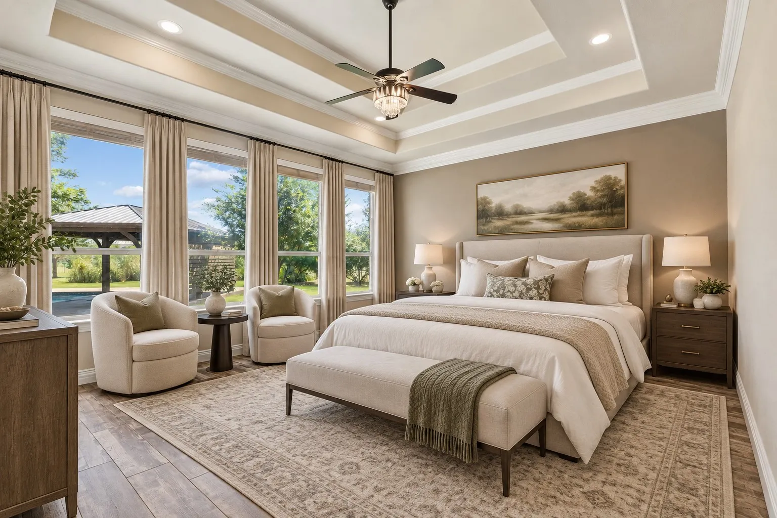 Primary Bedroom—Virtually staged