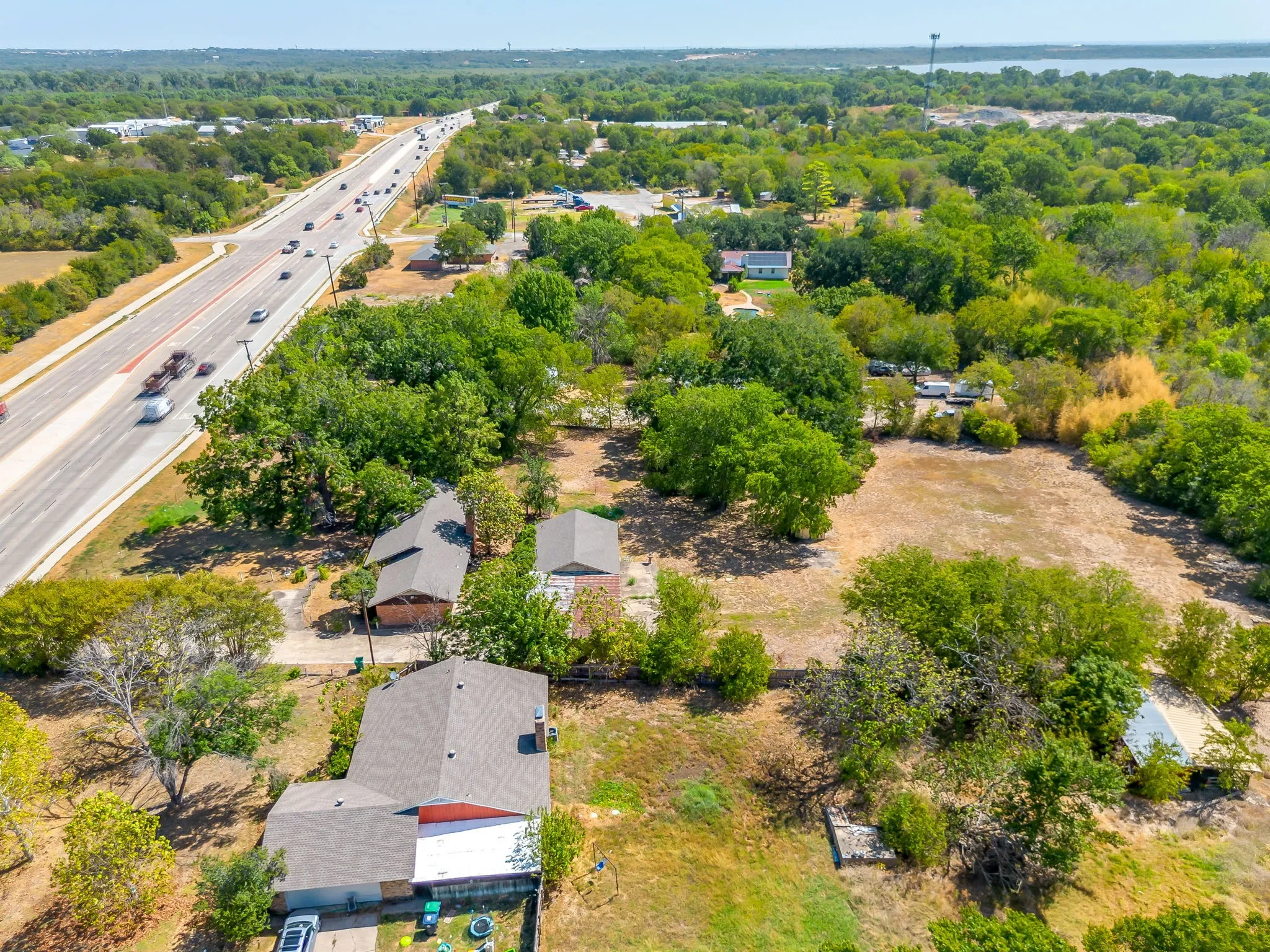University Drive, view looking east toward Aubrey, Frisco, and McKinney.