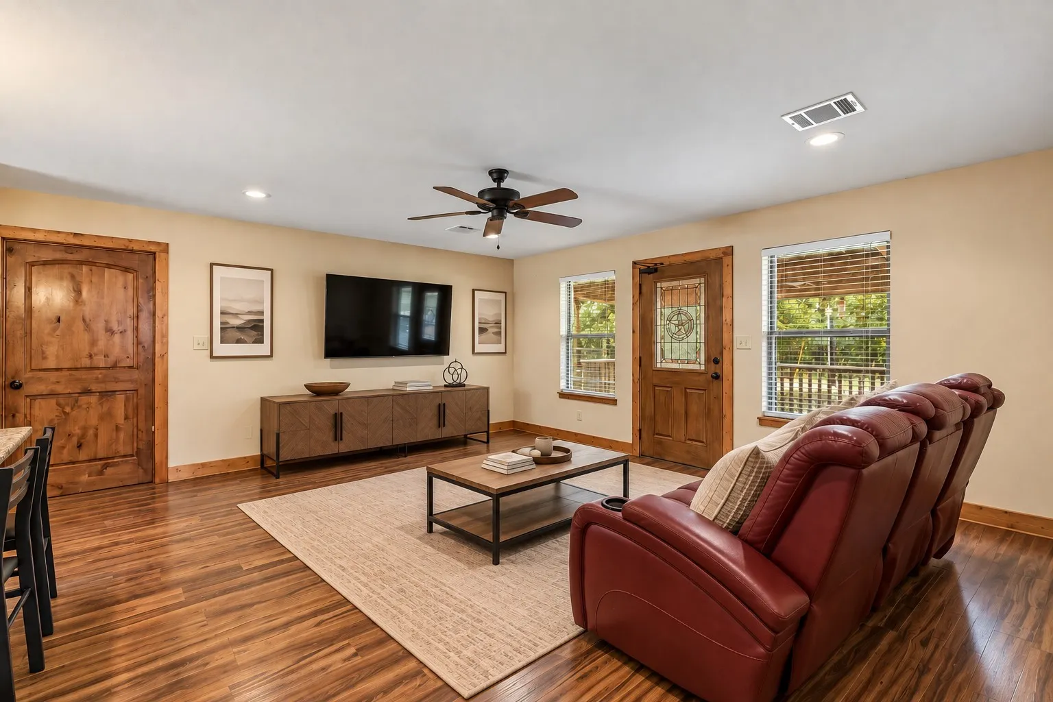 Family Room—Virtually Staged