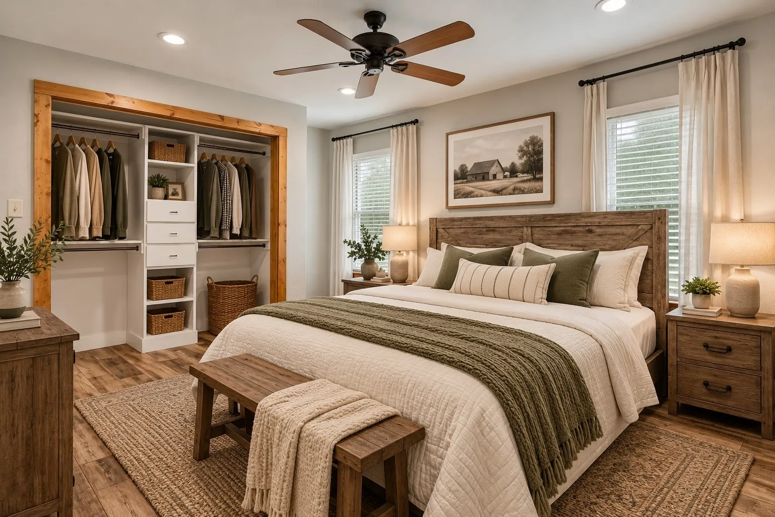 Bedroom—Virtually Staged