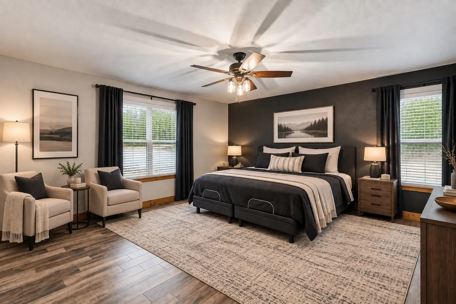 Primary Bedroom - Virtually Staged