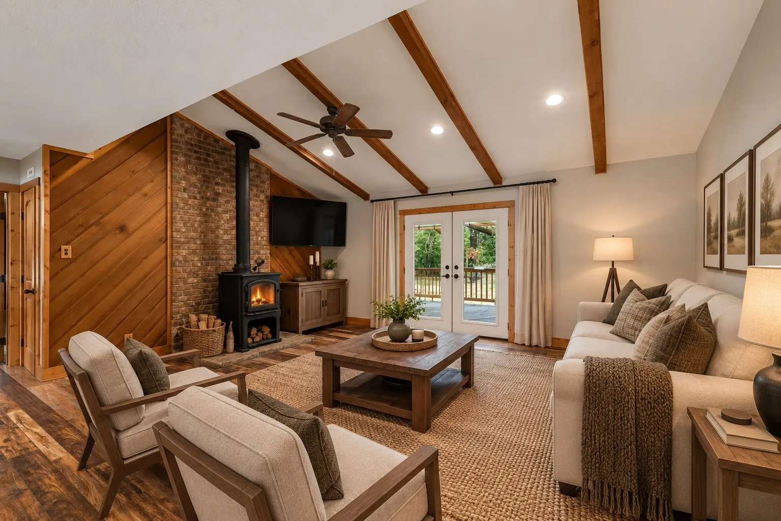 Living Room—Virtually Staged