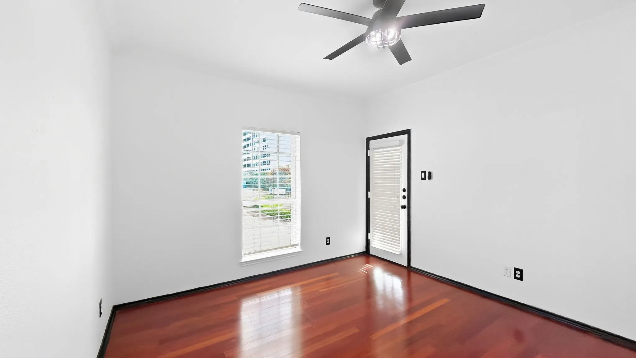 With door to balcony