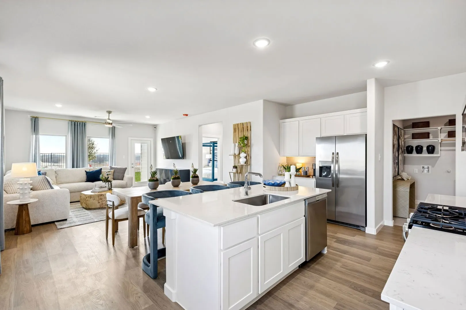 Kitchen in the Magnolia home plan by Trophy Signature Homes – REPRESENTATIVE PHOTO