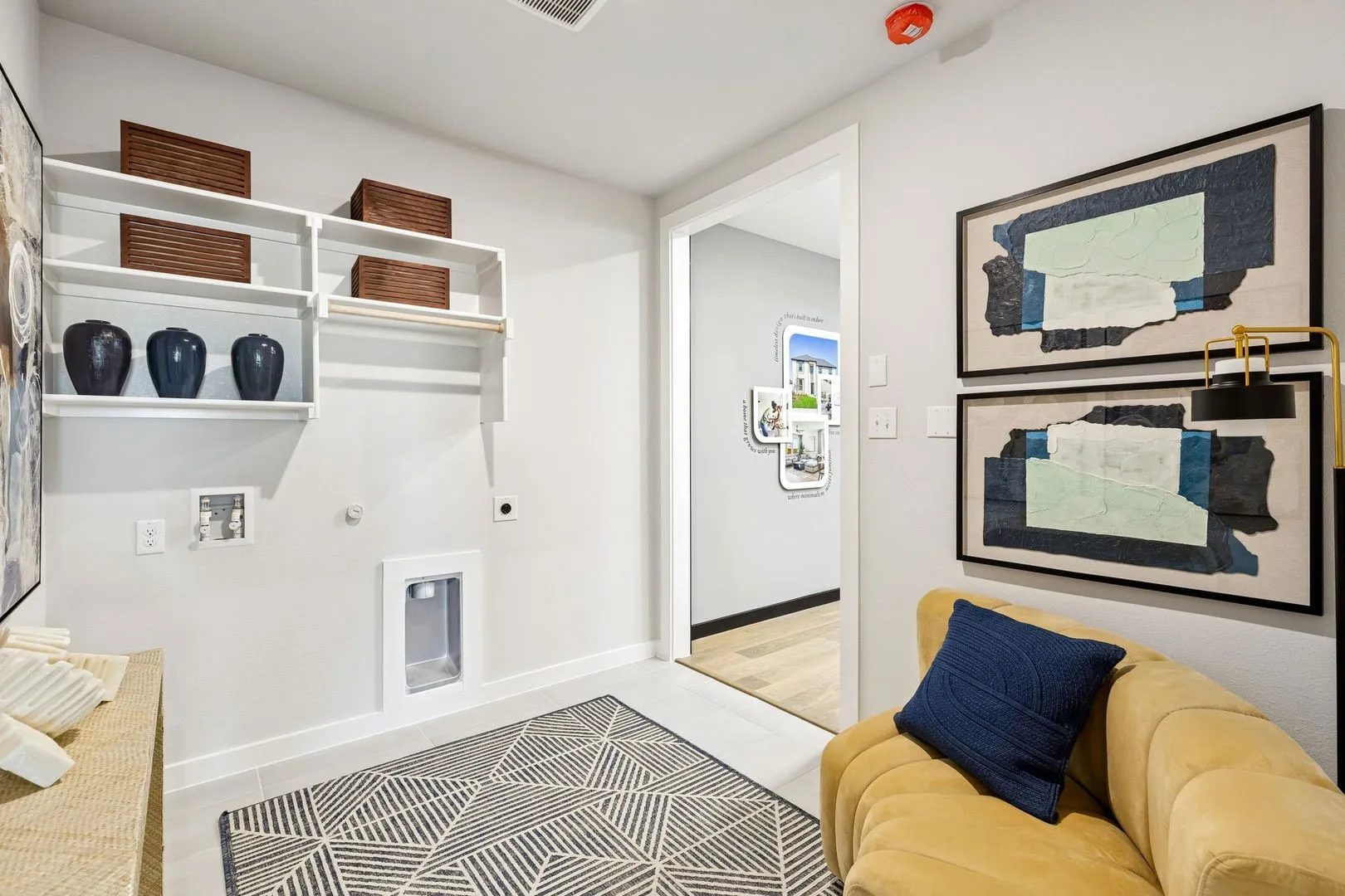 Utility room in the Magnolia home plan by Trophy Signature Homes – REPRESENTATIVE PHOTO