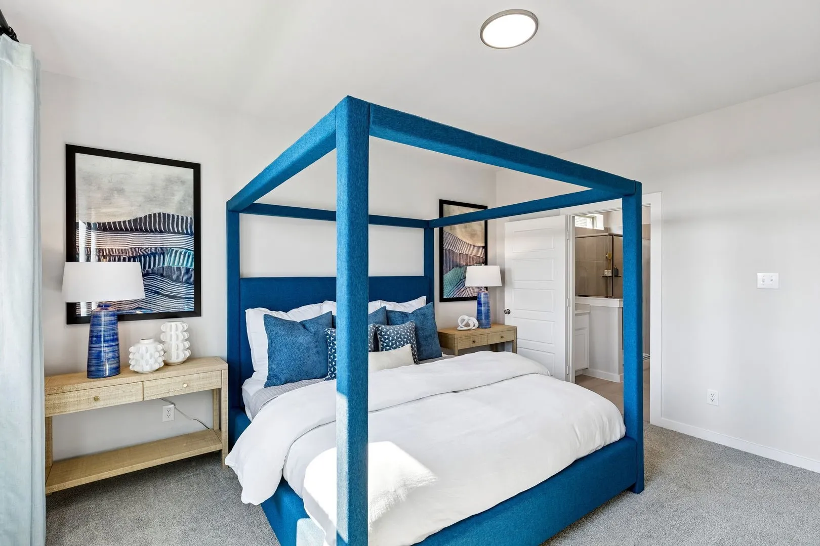Primary bedroom in the Magnolia home plan by Trophy Signature Homes – REPRESENTATIVE PHOTO