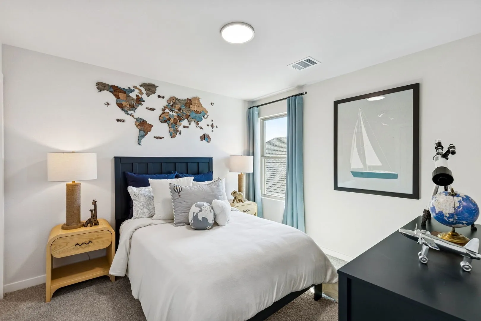 Secondary bedroom in the Magnolia home plan by Trophy Signature Homes – REPRESENTATIVE PHOTO