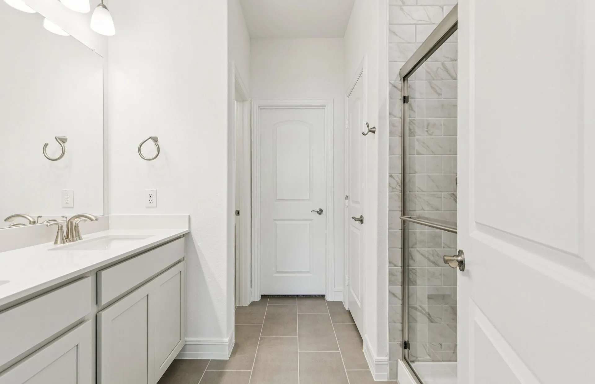 *Floorplan representation, not actual home - Owner's private bath with double vanity