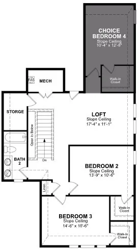 Beazer Homes at Saratoga Lantana floorplan