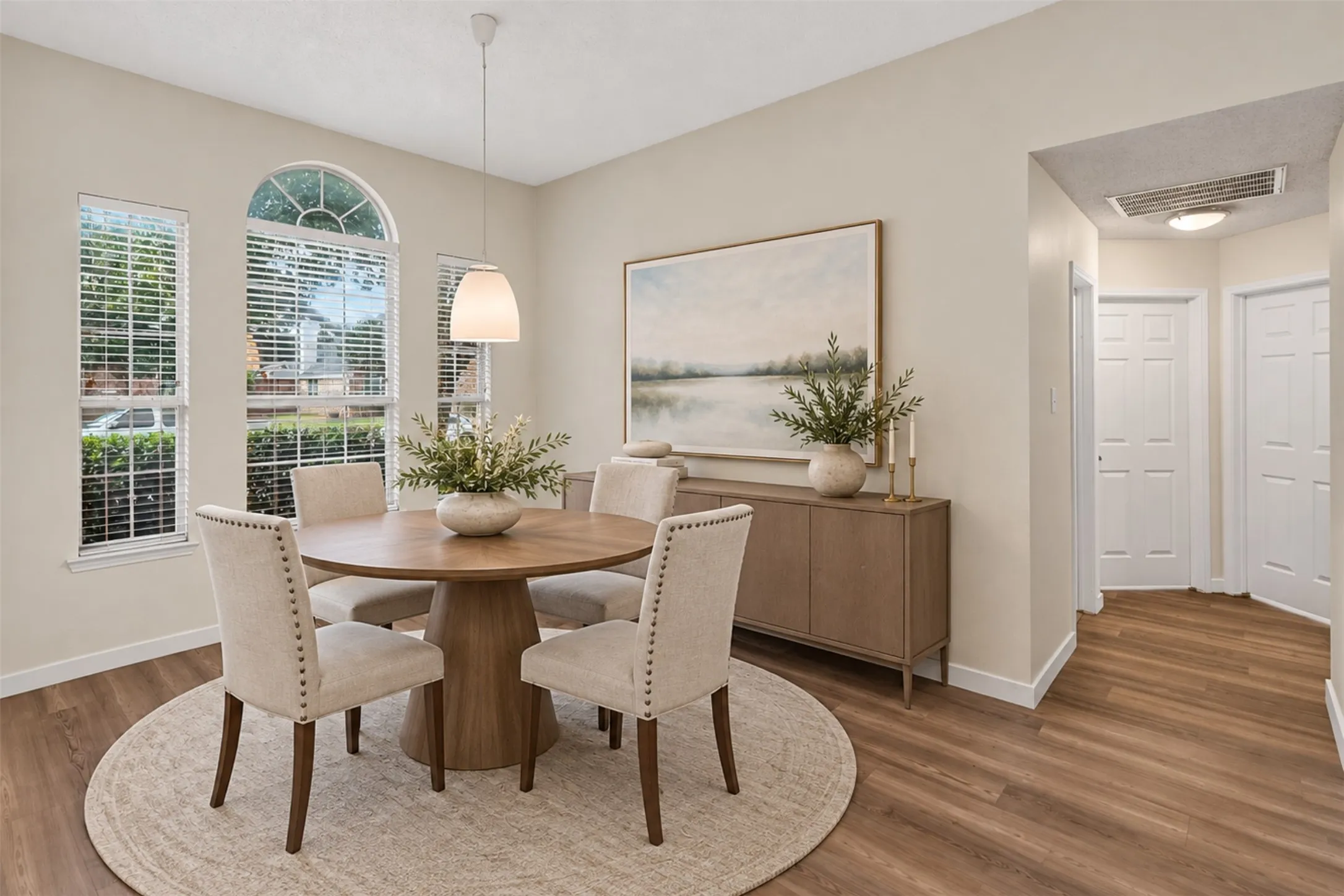 Welcoming formal dining area at the front of the home