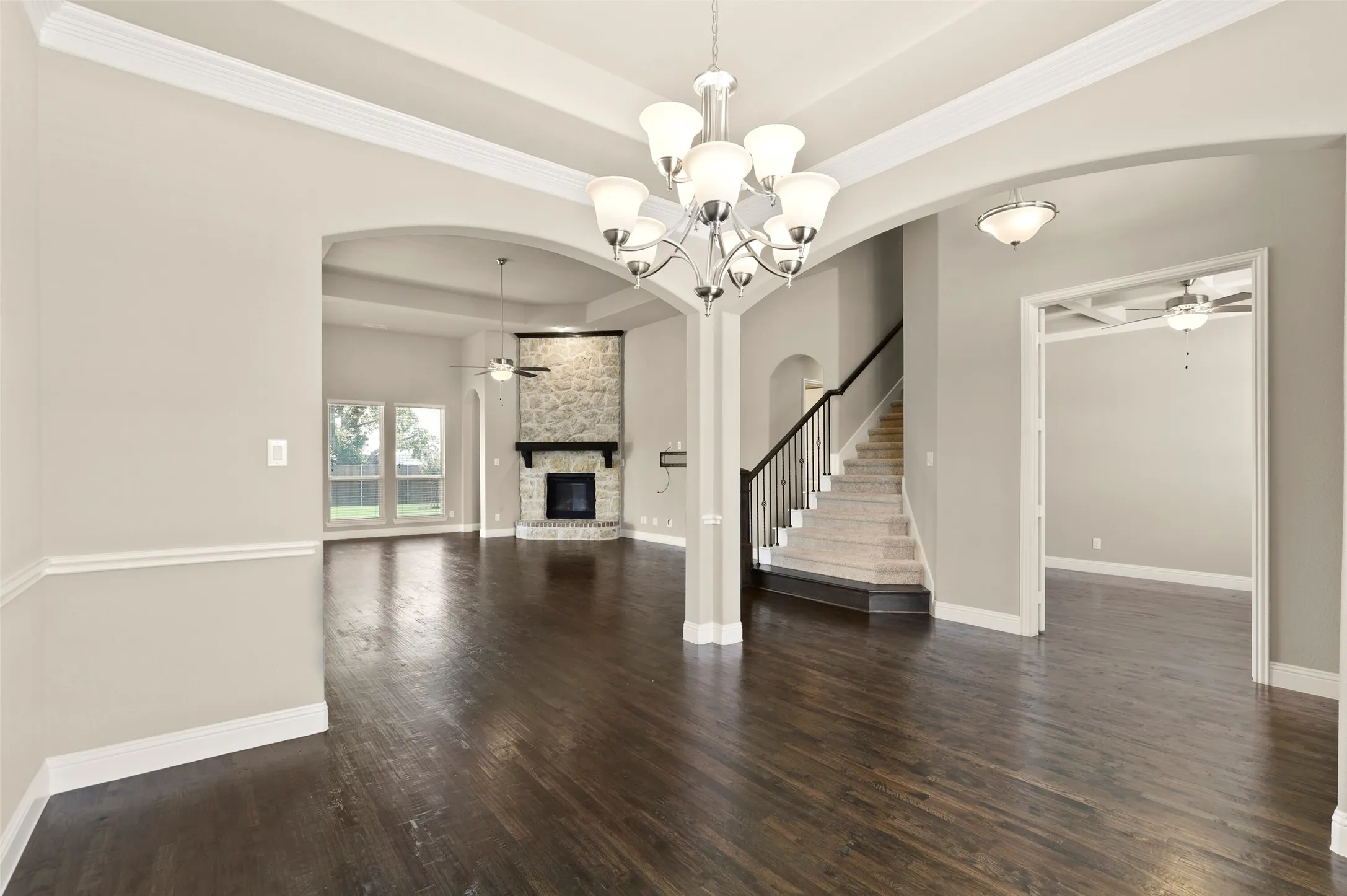 Open concept dining room