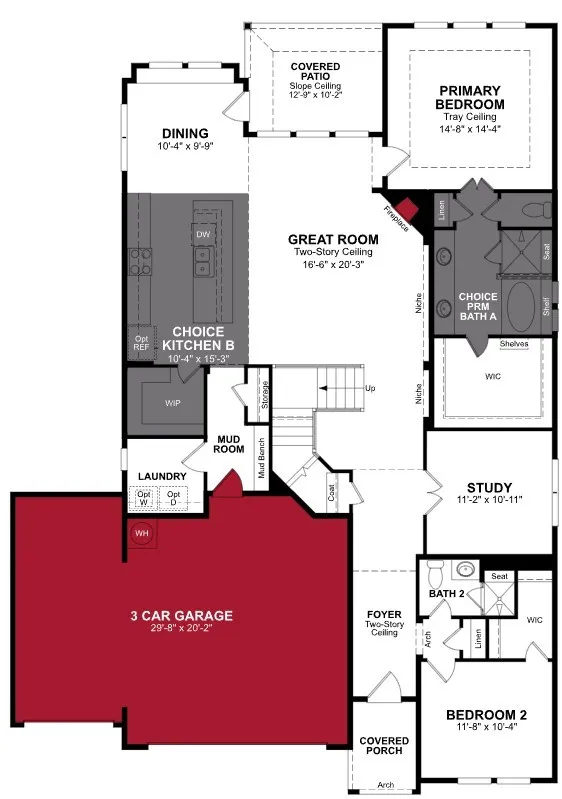 Beazer Homes at Woodcreek Summerfield floorplan