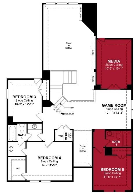 Beazer Homes at Woodcreek Summerfield floorplan